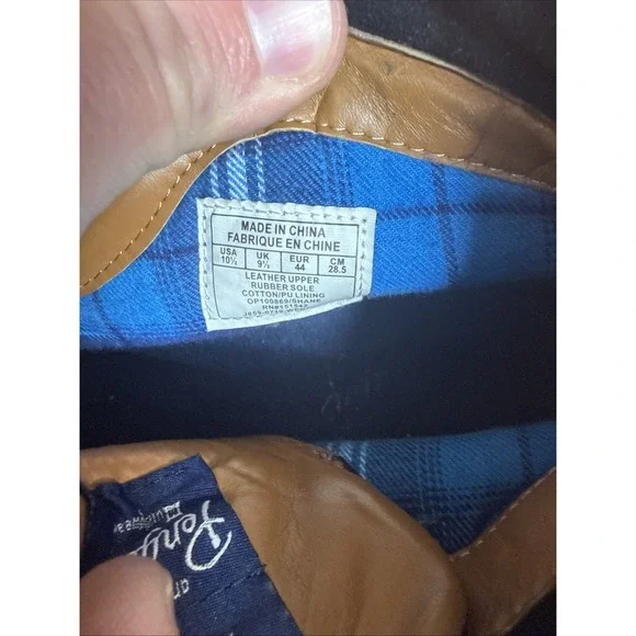 Original Penguin By Munsingwear Men's 10.5 US Black Leather Lace Up Chukka Boots - Picture 7 of 9